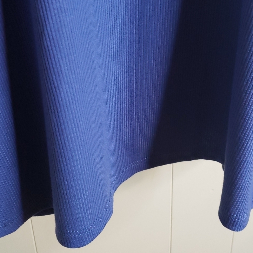 C&V Blue Ribbed Dress - Picture 5 of 8